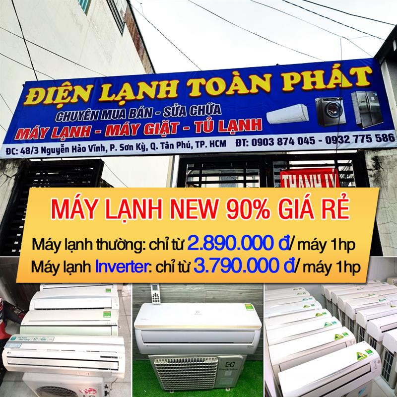 Máy lạnh cũ chính hãng giá rẻ